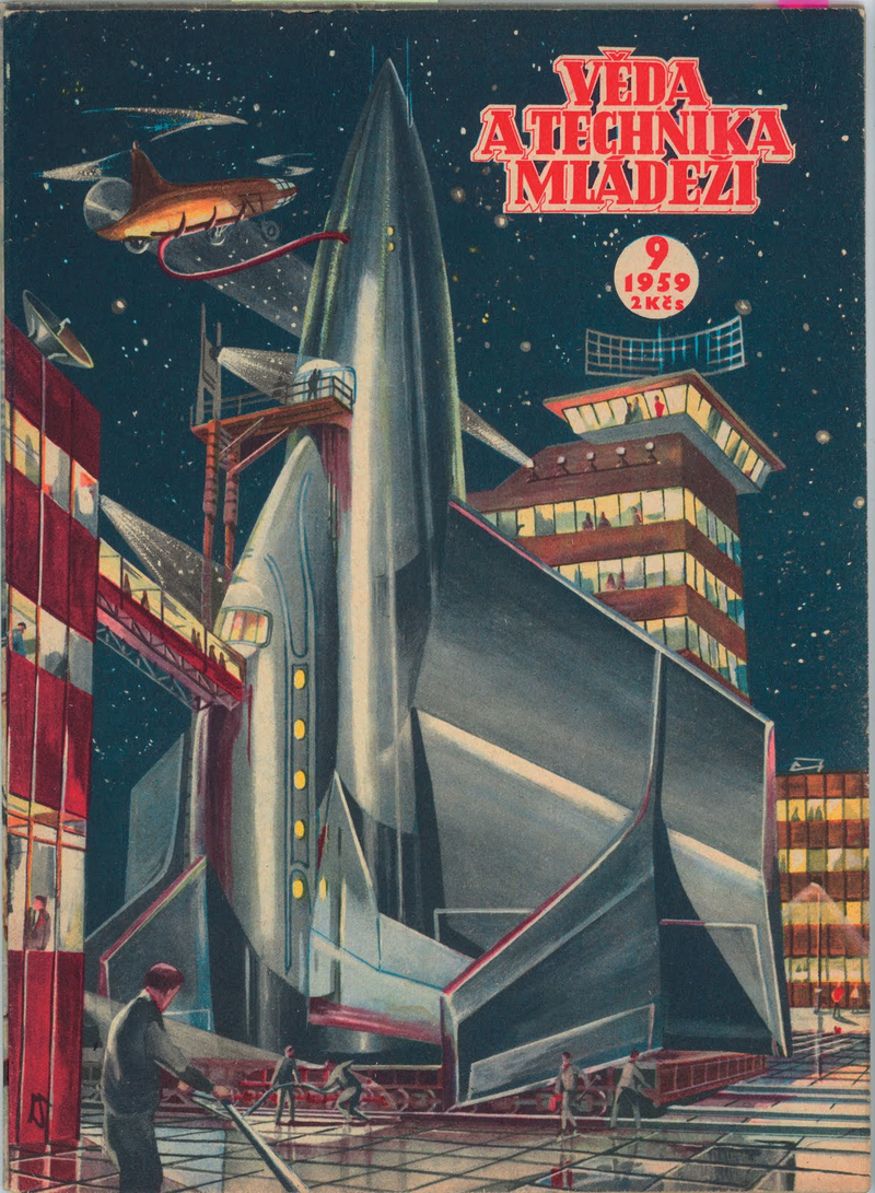 Illustration for article titled Los increíbles dibujos que imaginaron el espacio antes de alcanzarlo